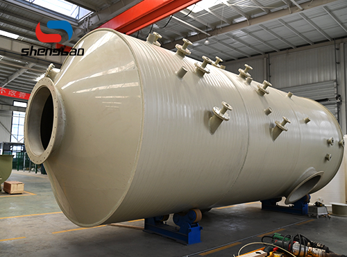 尾氣處理塔，結構緊湊，占地面積小